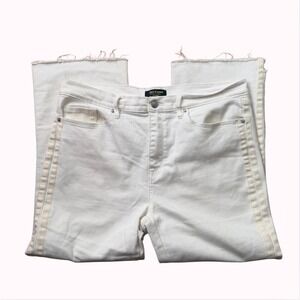 Juicy Couture Lowrise White Flare Jeans